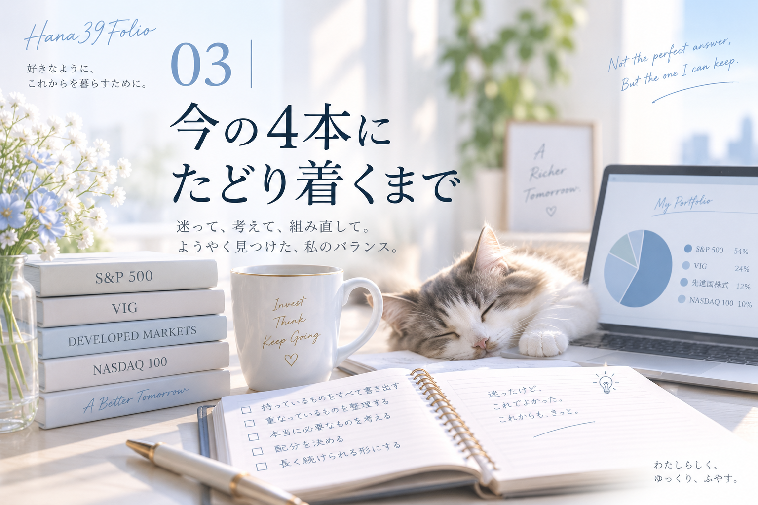 03｜今の4本にたどり着くまで