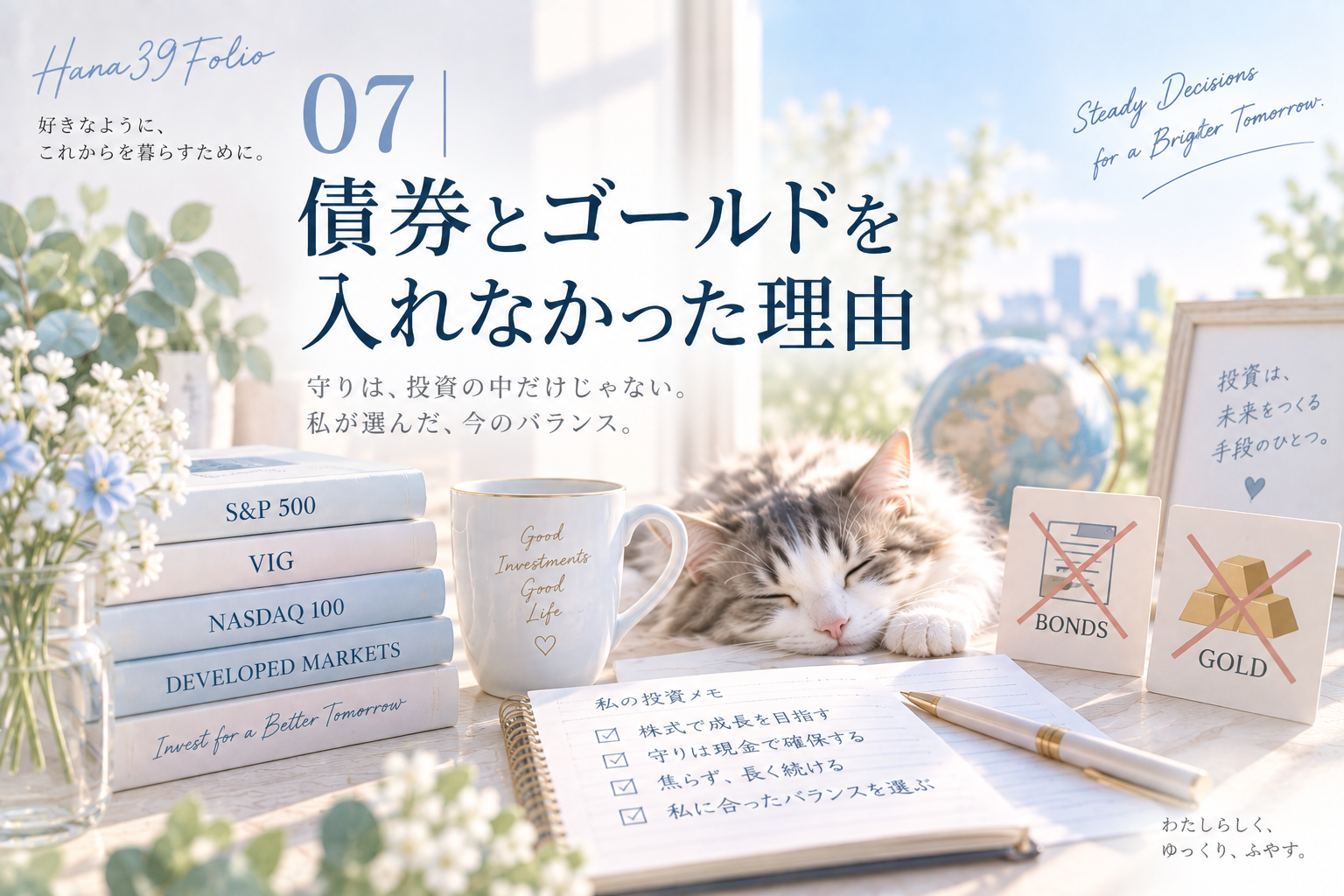 07｜債券とゴールドを入れなかった理由
