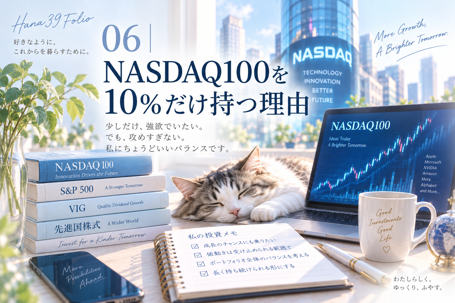 06｜NASDAQ100を10%だけ持つ理由