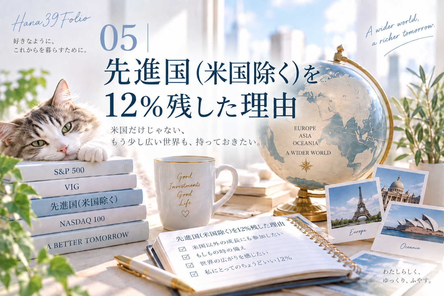 05｜先進国株式（米国除く）を12%残した理由