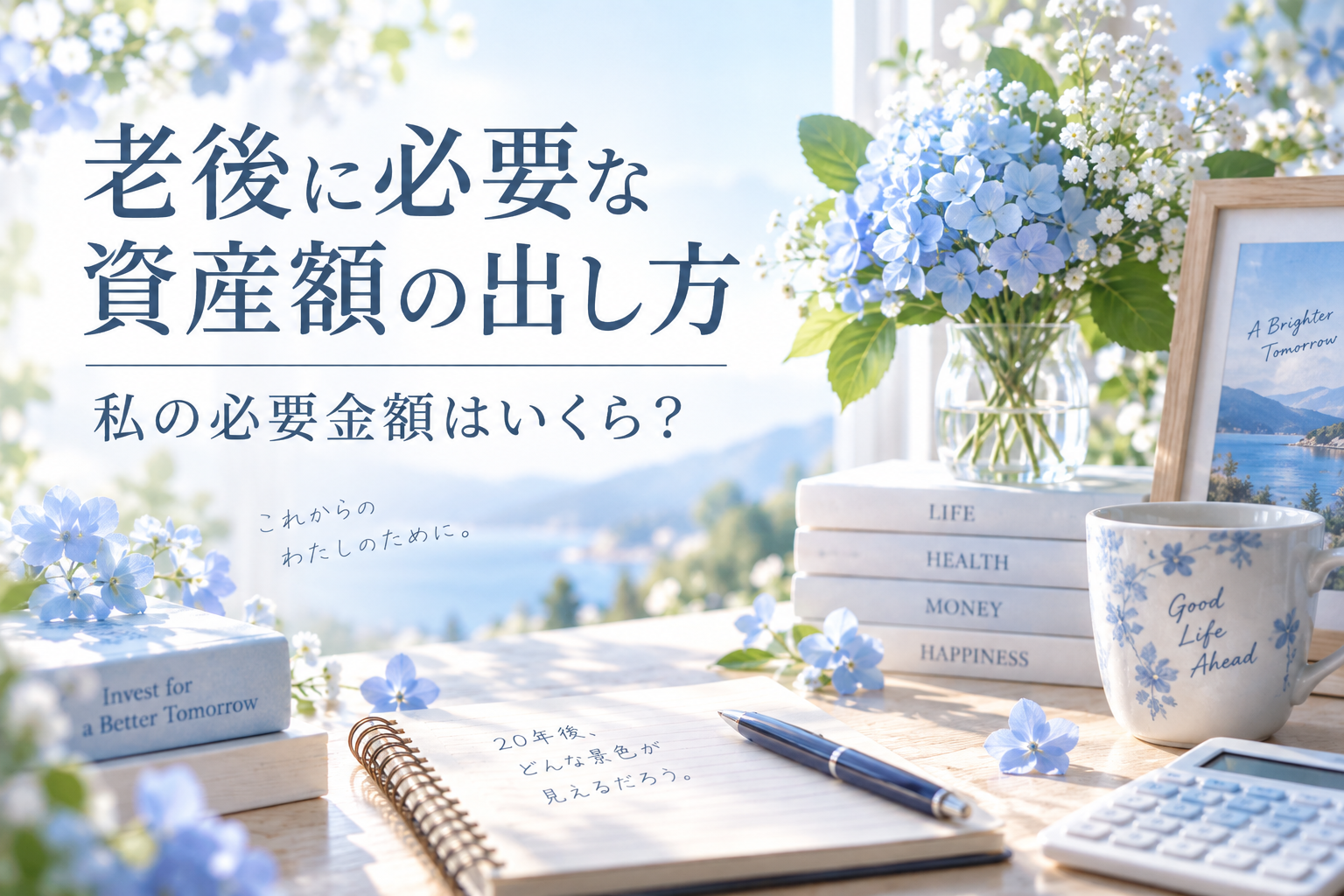 老後に必要な資産額の出し方｜私の必要金額はいくら？