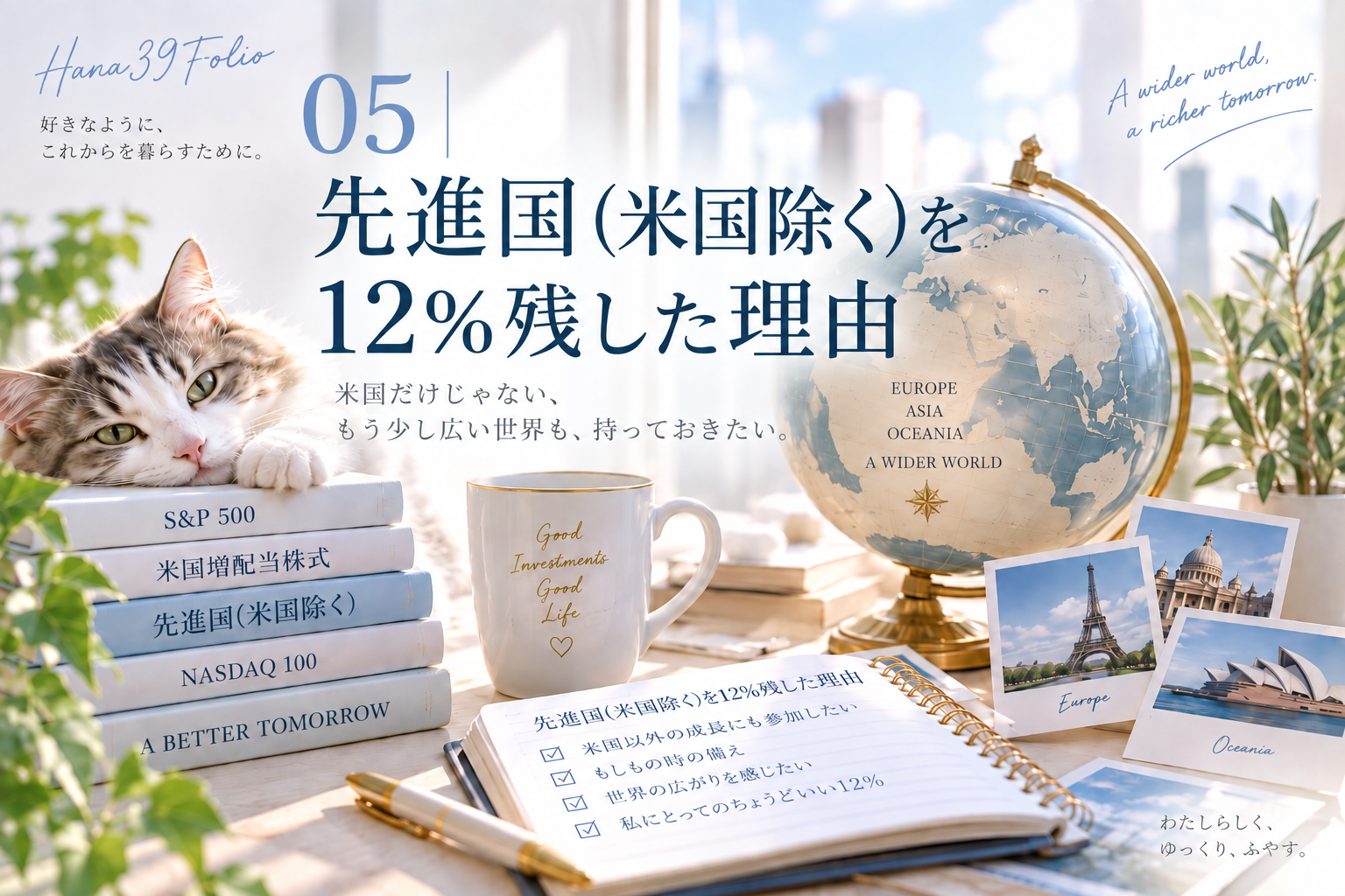 05｜先進国株式（米国除く）を12%残した理由