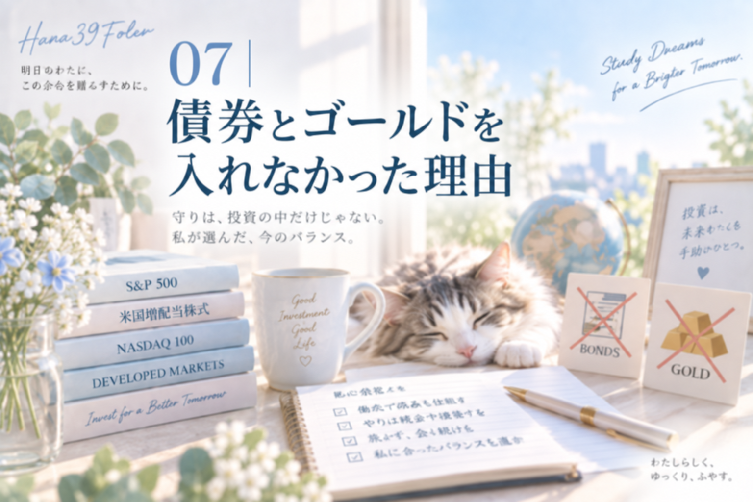 07｜債券とゴールドを入れなかった理由