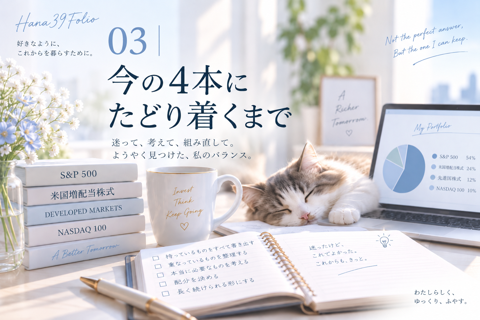 03｜今の4本にたどり着くまで